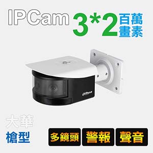 多鏡頭全景紅外線網路攝影機