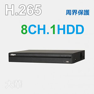 8路五合一監控錄影主機(AI版)