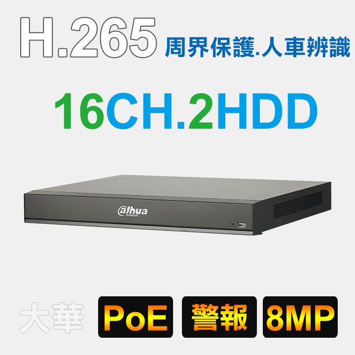 16路監視錄影網路主機